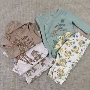 Disney Kids Matching Sets - Green and Brown